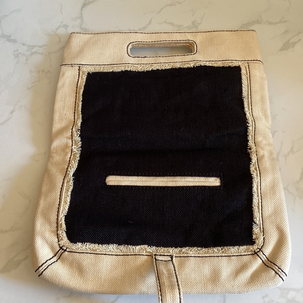 Hemptress Hemp Canvas Fold Over Clutch Bag Boho Eco Friendly Vegan Artisan Tote - Picture 5 of 10